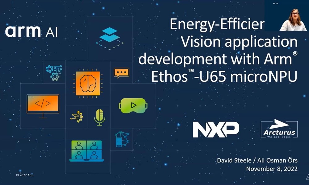 Energy-Efficient ML Vision app development with Ethos-U65 